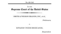 ACRU Supreme Court amicus brief Smith and Wesson v Mexico